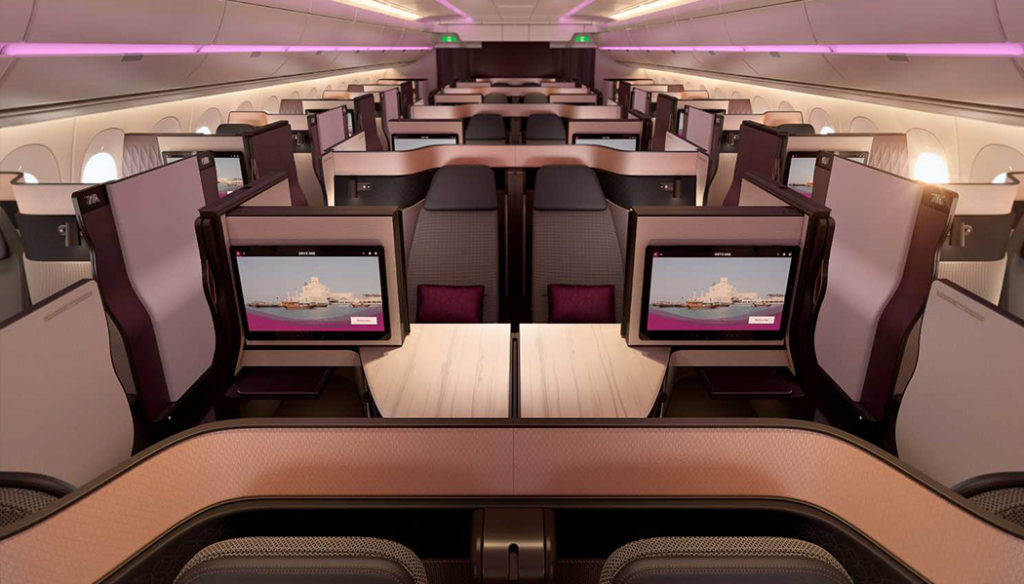 Como Voar Na Qsuite Da Qatar Airways No Airbus A